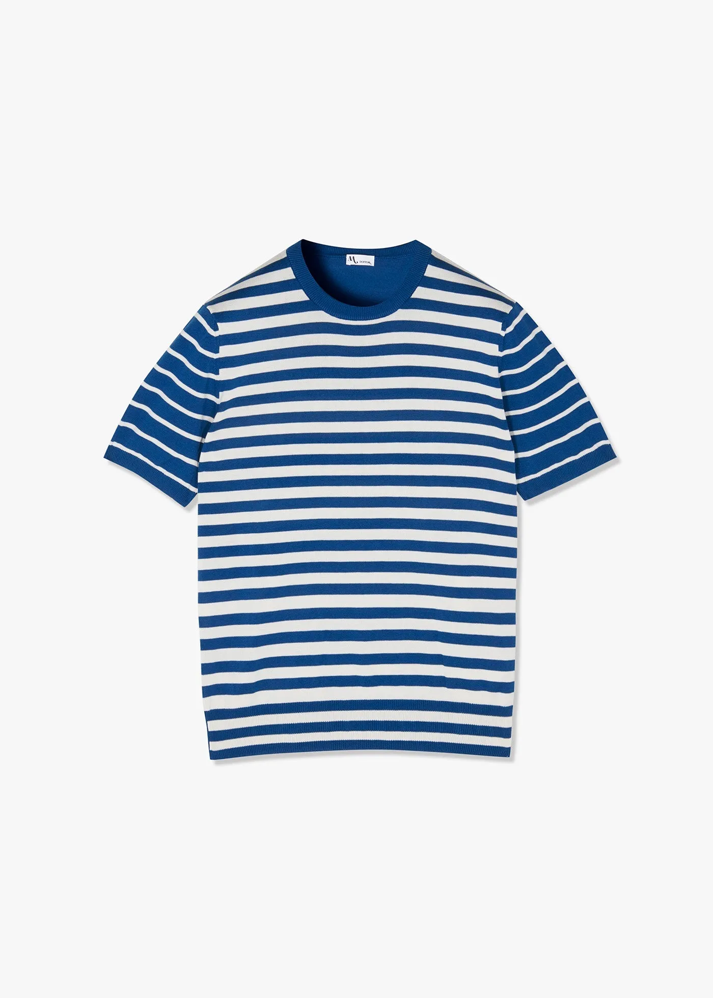 AALFEO STRIPED KNITTED T-SHIRT