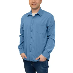 All American Clothing Co. - Men's Long Sleeve Dress Shirt with Pocket