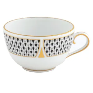 Art Deco Black Tea Cup