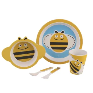 Bamboo 5pc Dinner Set - Bee