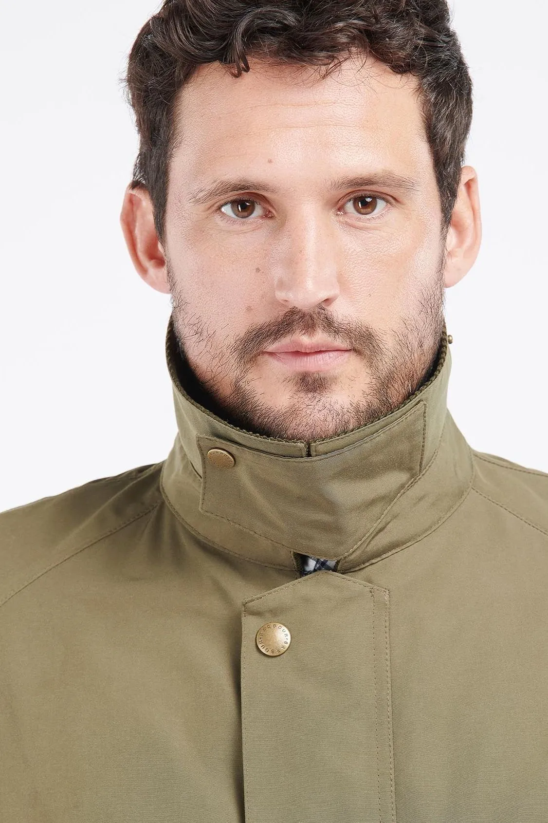 Barbour Clayton Casual Jacket in Olive MCA0780OL51