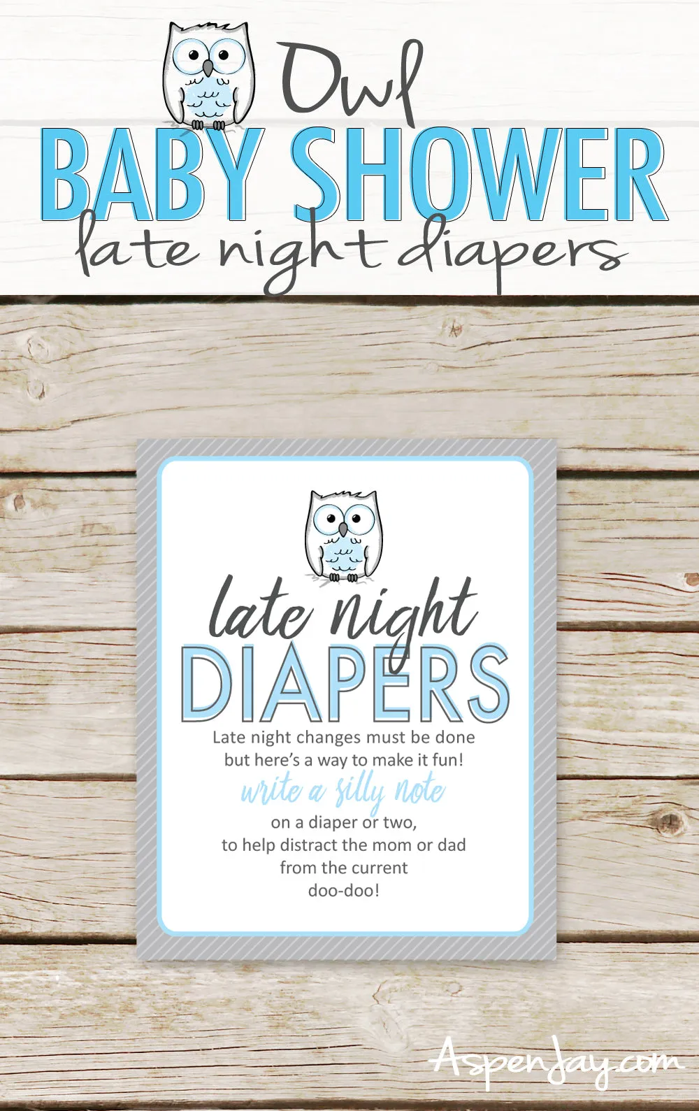 Blue Owl Late Night Diapers