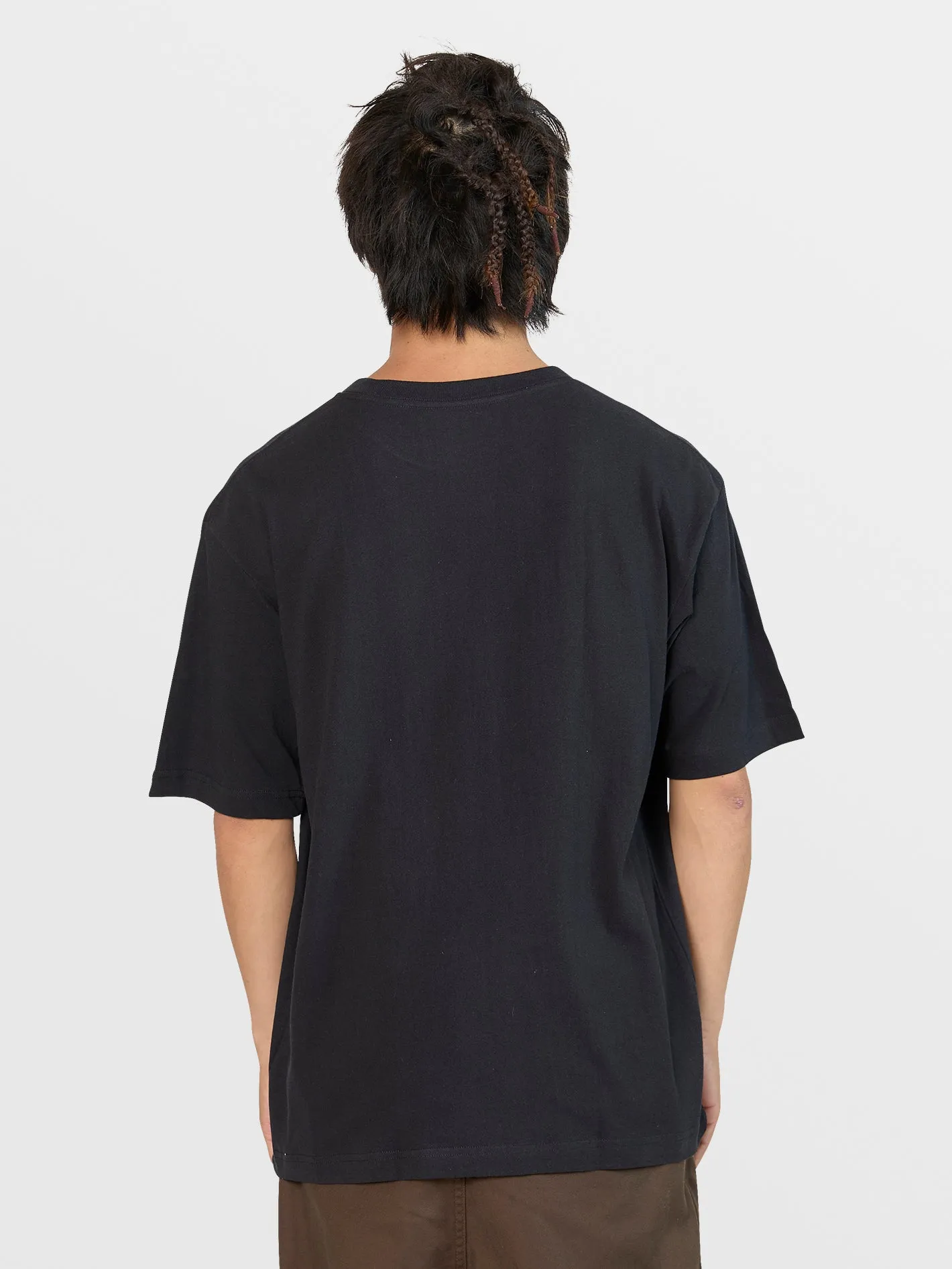 Boxy Blank Short Sleeve Tee - Black