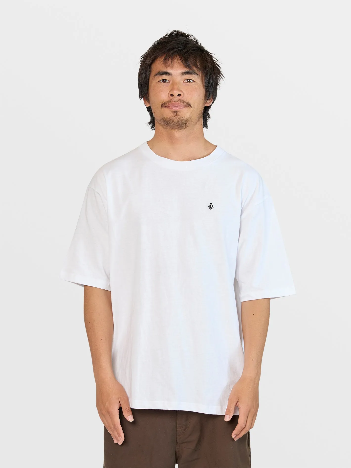 Boxy Blank Short Sleeve Tee - White