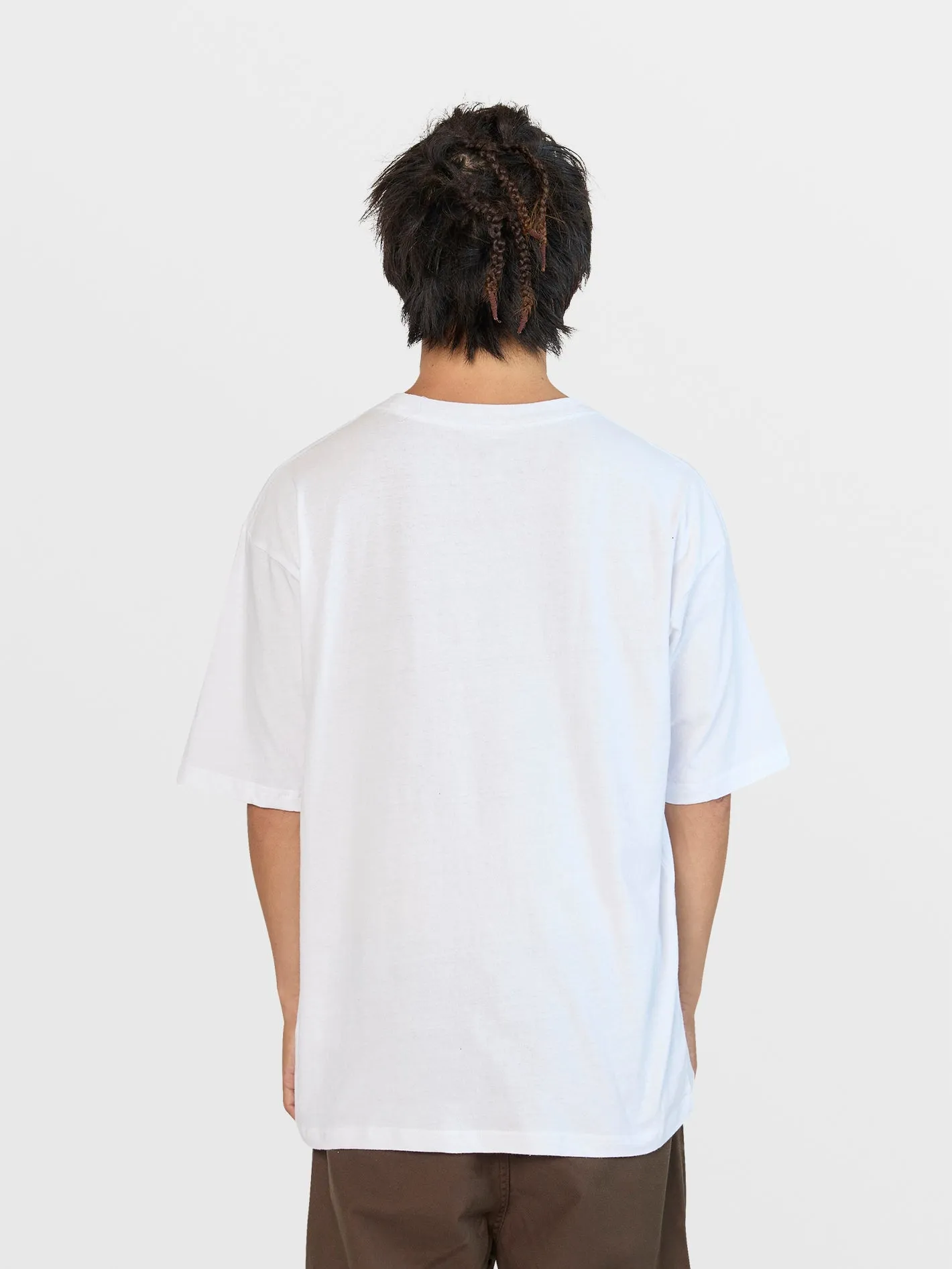 Boxy Blank Short Sleeve Tee - White