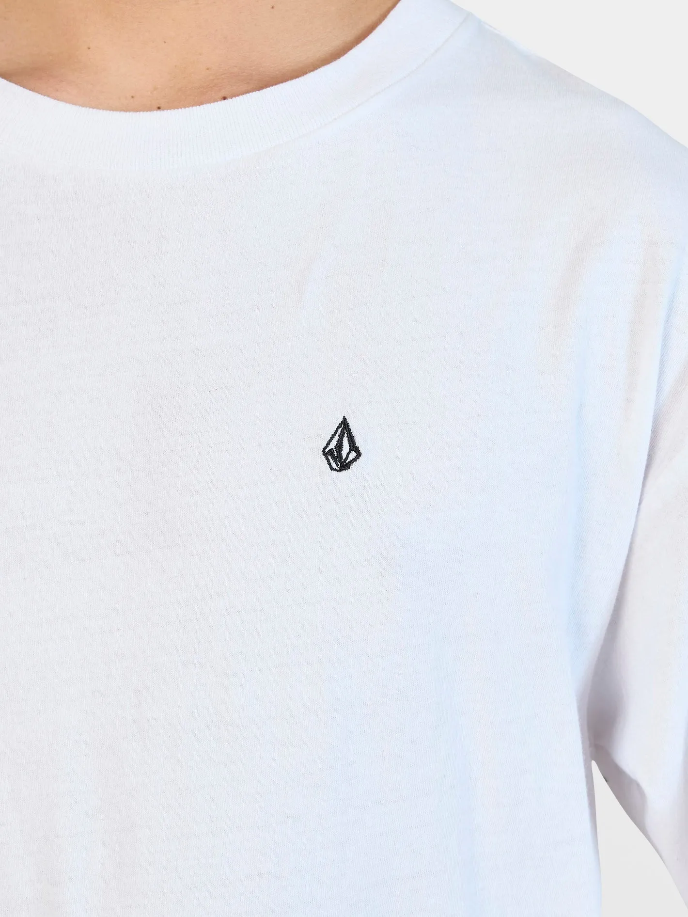 Boxy Blank Short Sleeve Tee - White