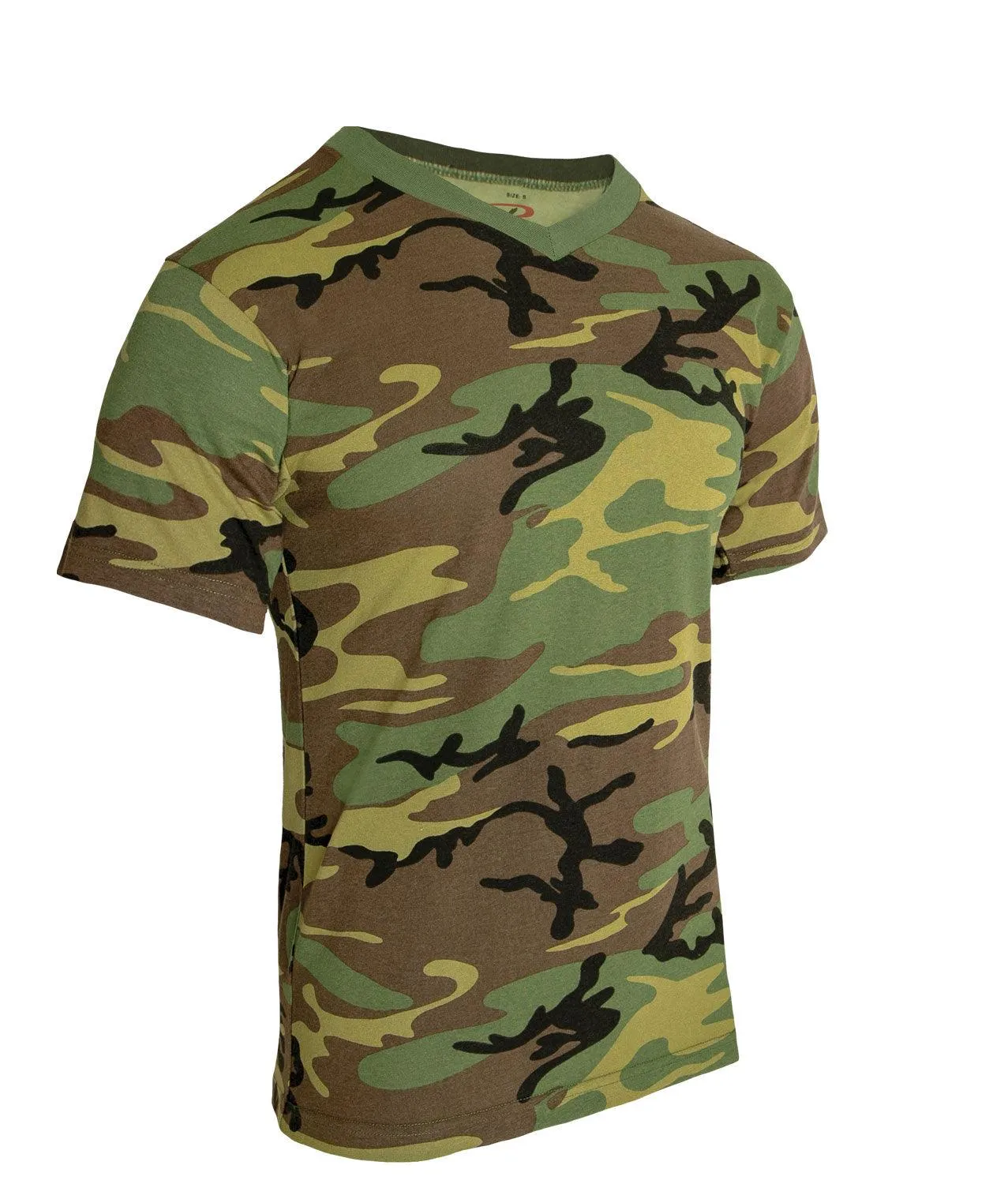 Camo V-Neck T-Shirt