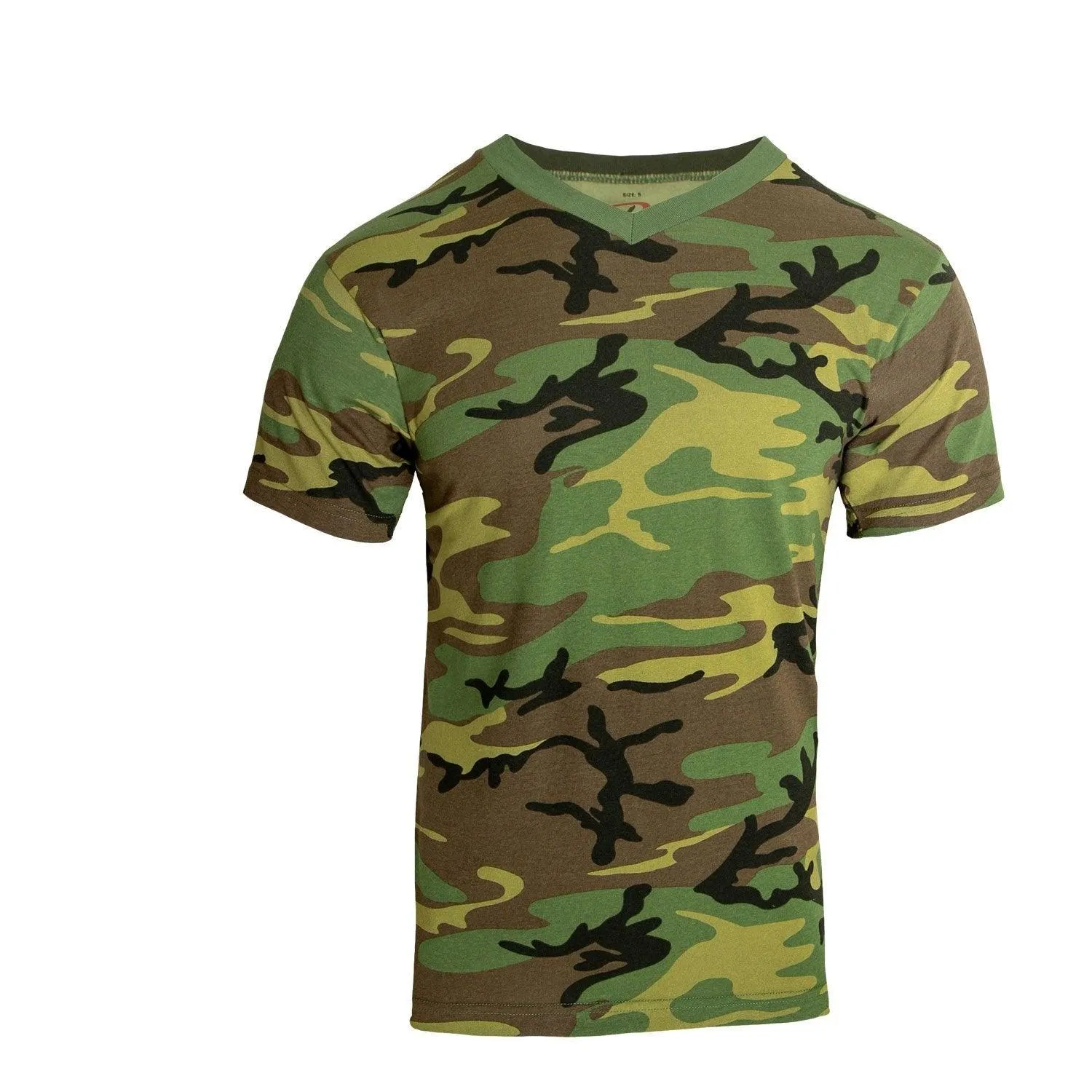 Camo V-Neck T-Shirt