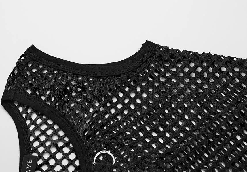 Chandra Fishnet | CROPPED TANK TOP