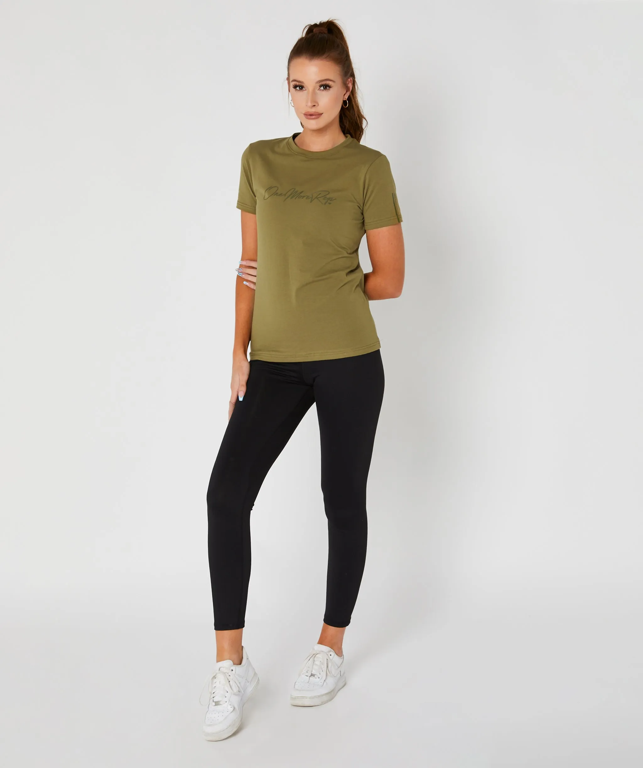 Core Fitted Tee Khaki