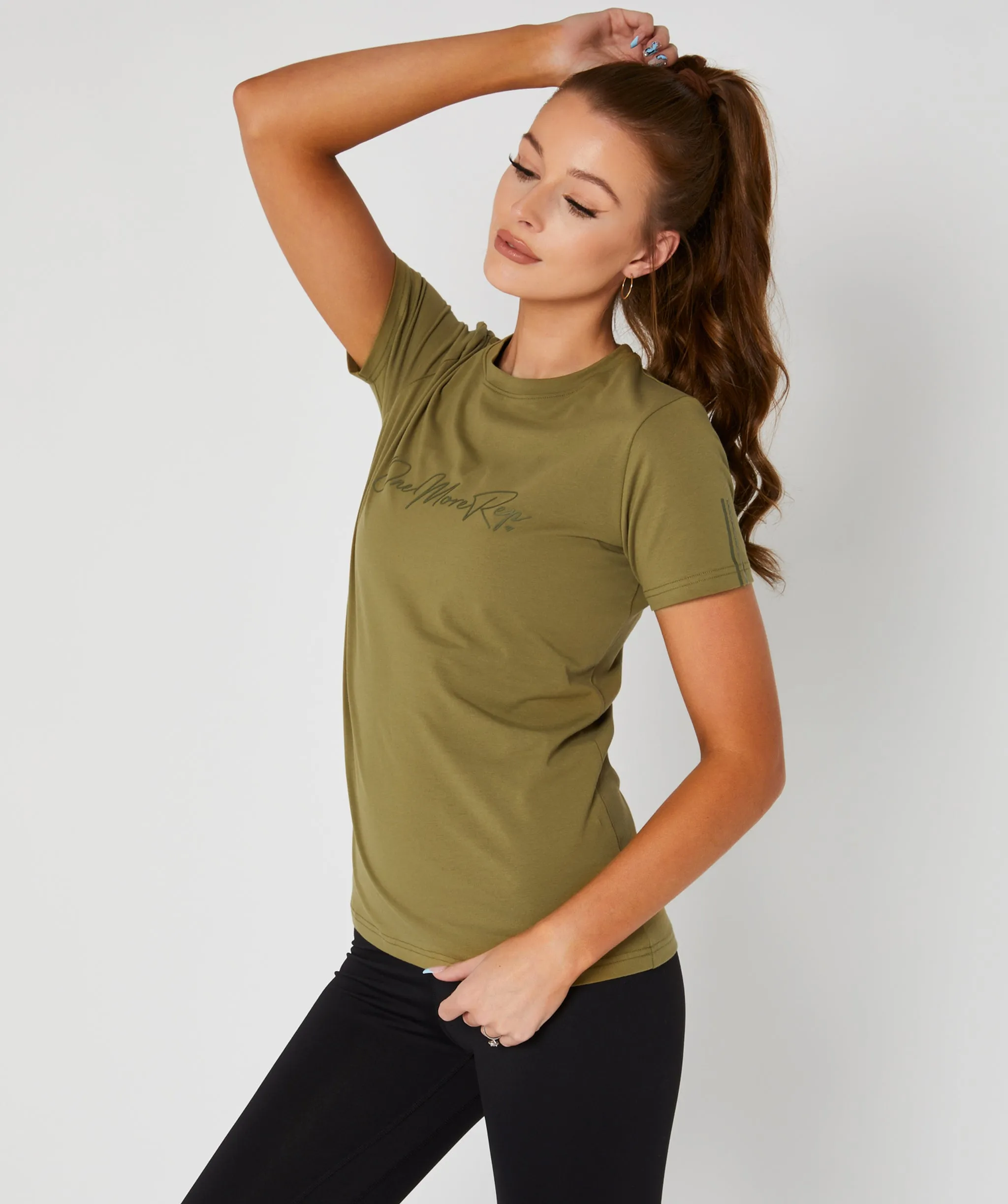 Core Fitted Tee Khaki