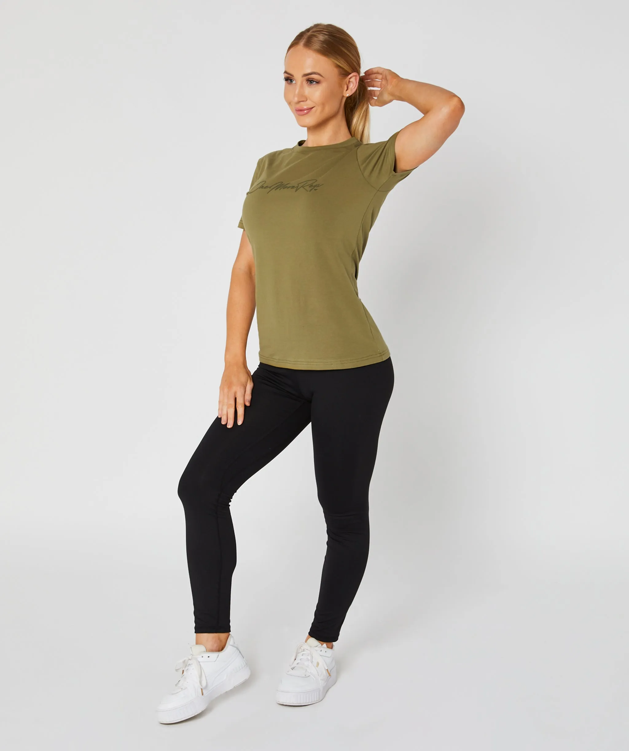 Core Fitted Tee Khaki