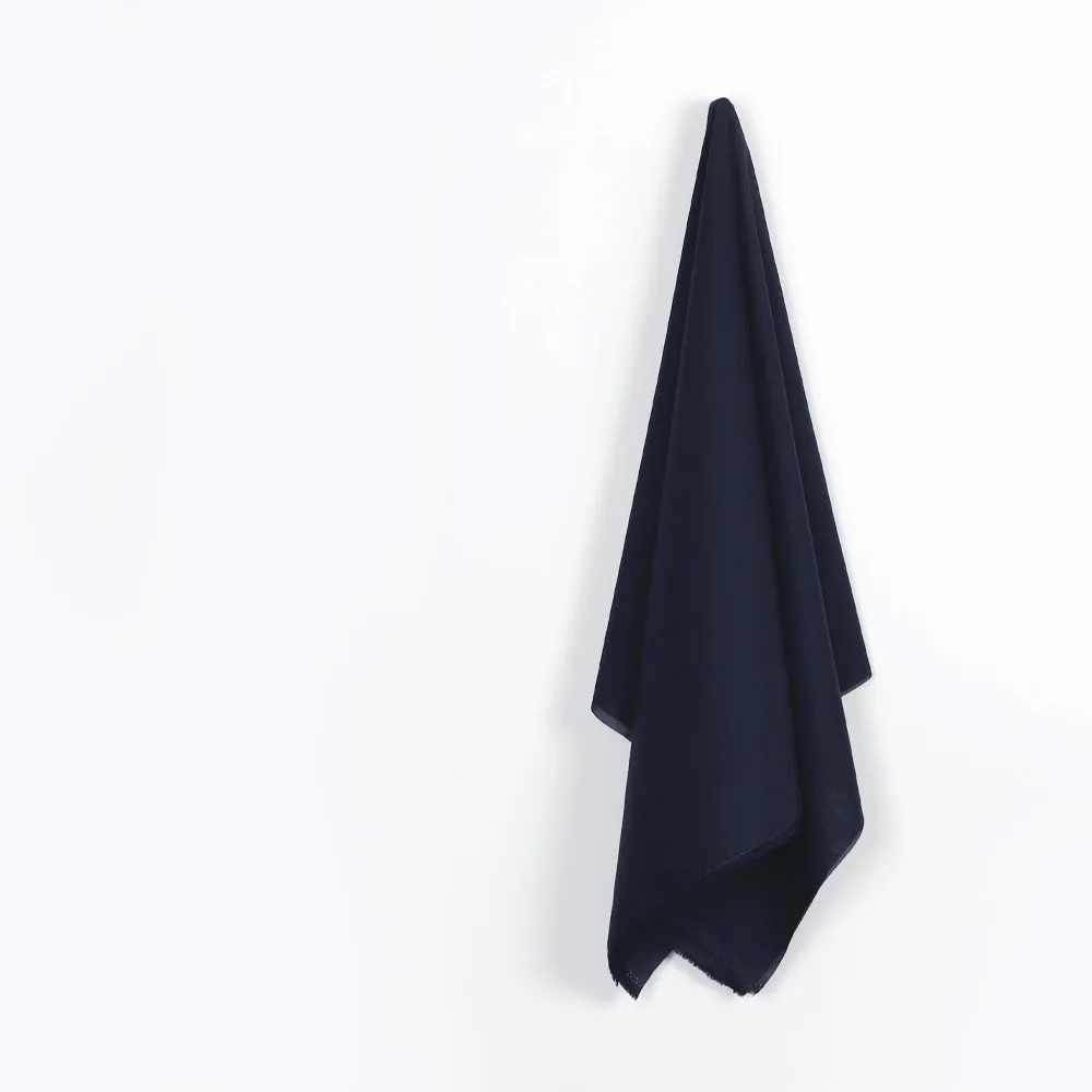 Crisp Cotton Voile - Dark Navy