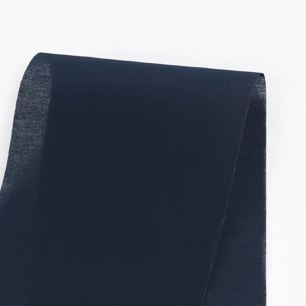 Crisp Cotton Voile - Dark Navy