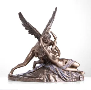 Cupid and Psyche Bronze Statue (By Antonio Canova - Cold Cast Bronze Sculpture