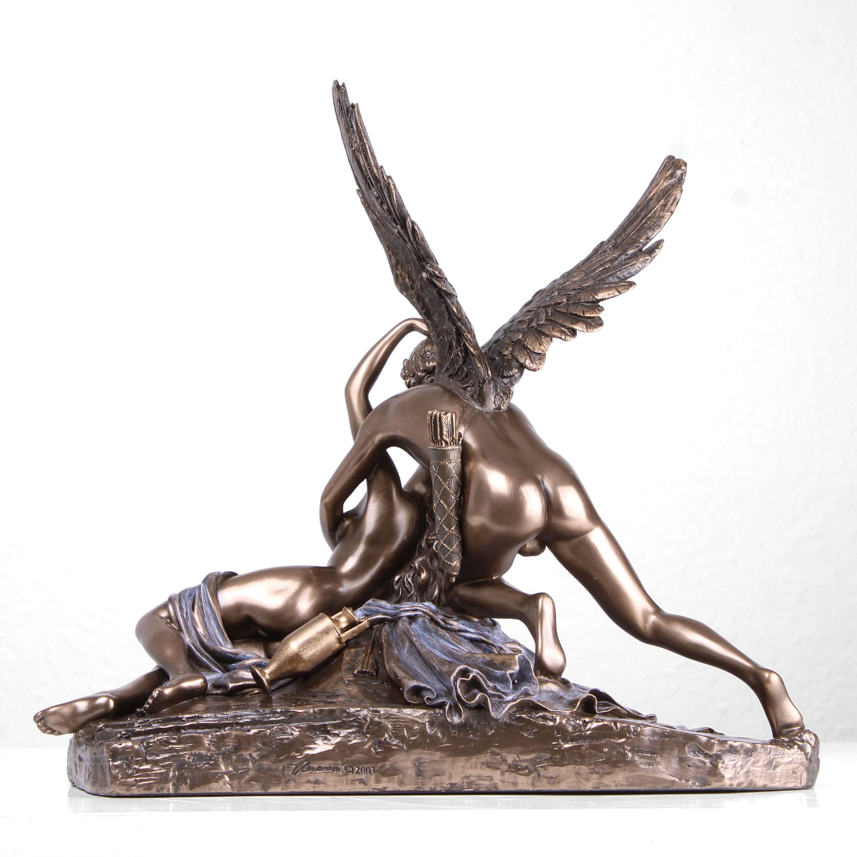 Cupid and Psyche Bronze Statue (By Antonio Canova - Cold Cast Bronze Sculpture