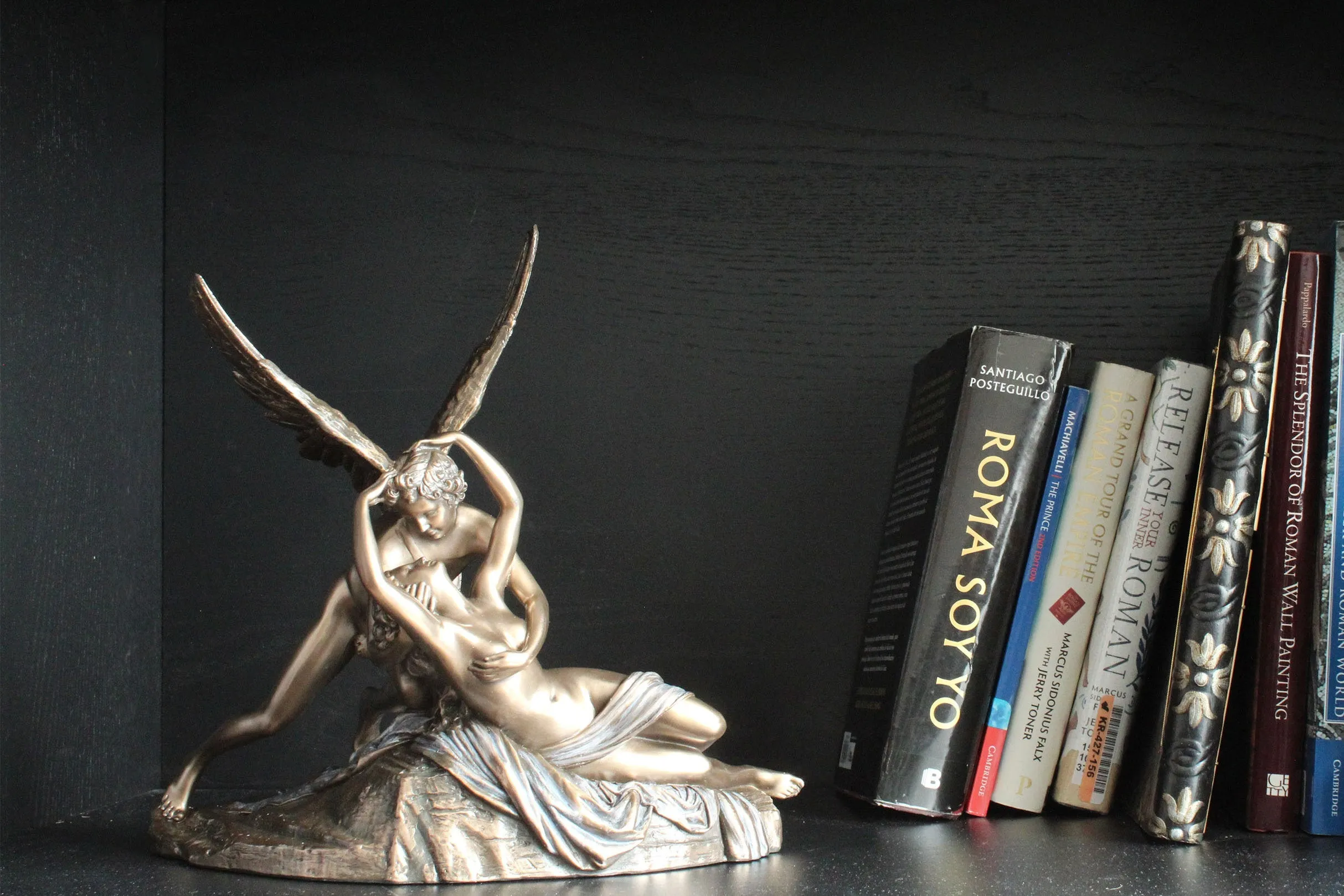 Cupid and Psyche Bronze Statue (By Antonio Canova - Cold Cast Bronze Sculpture