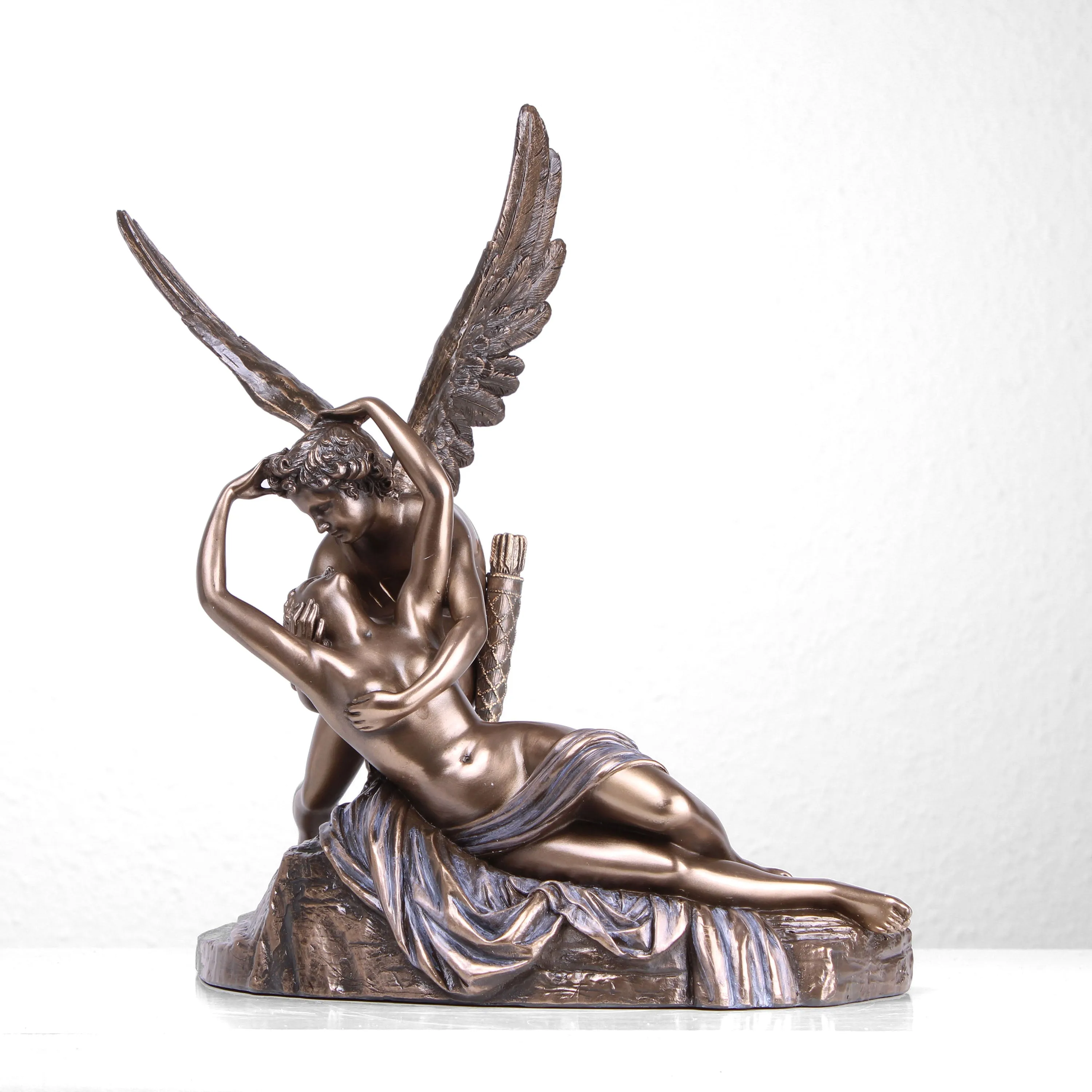 Cupid and Psyche Bronze Statue (By Antonio Canova - Cold Cast Bronze Sculpture