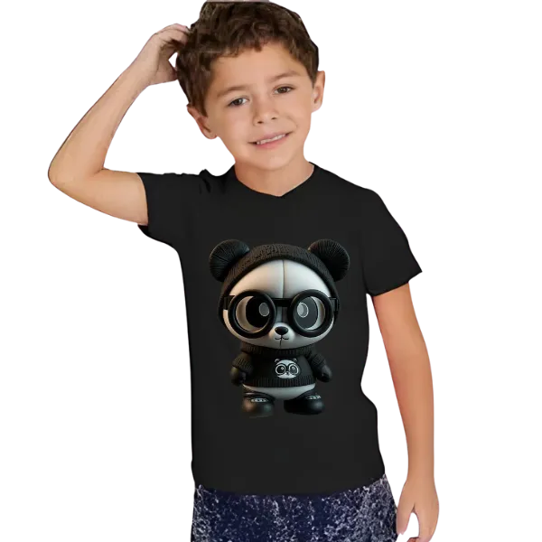 Cute Panda T Shirt For Kids