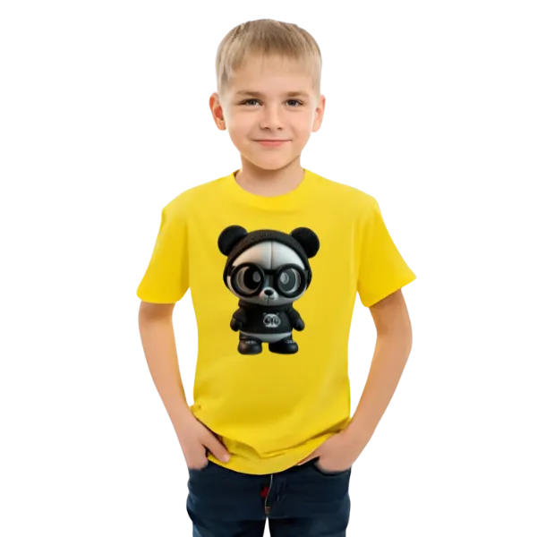 Cute Panda T Shirt For Kids