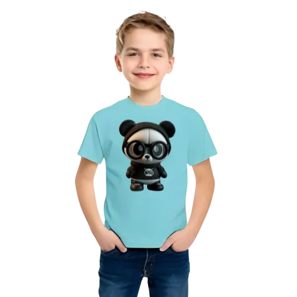 Cute Panda T Shirt For Kids