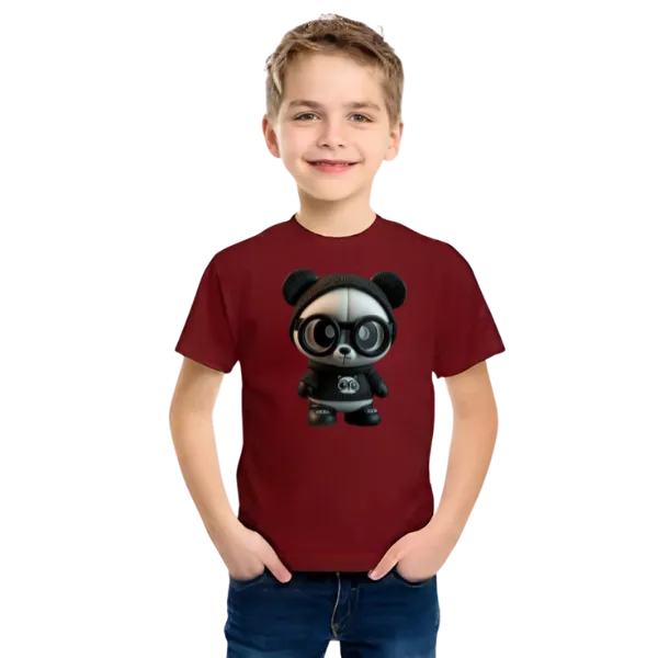 Cute Panda T Shirt For Kids