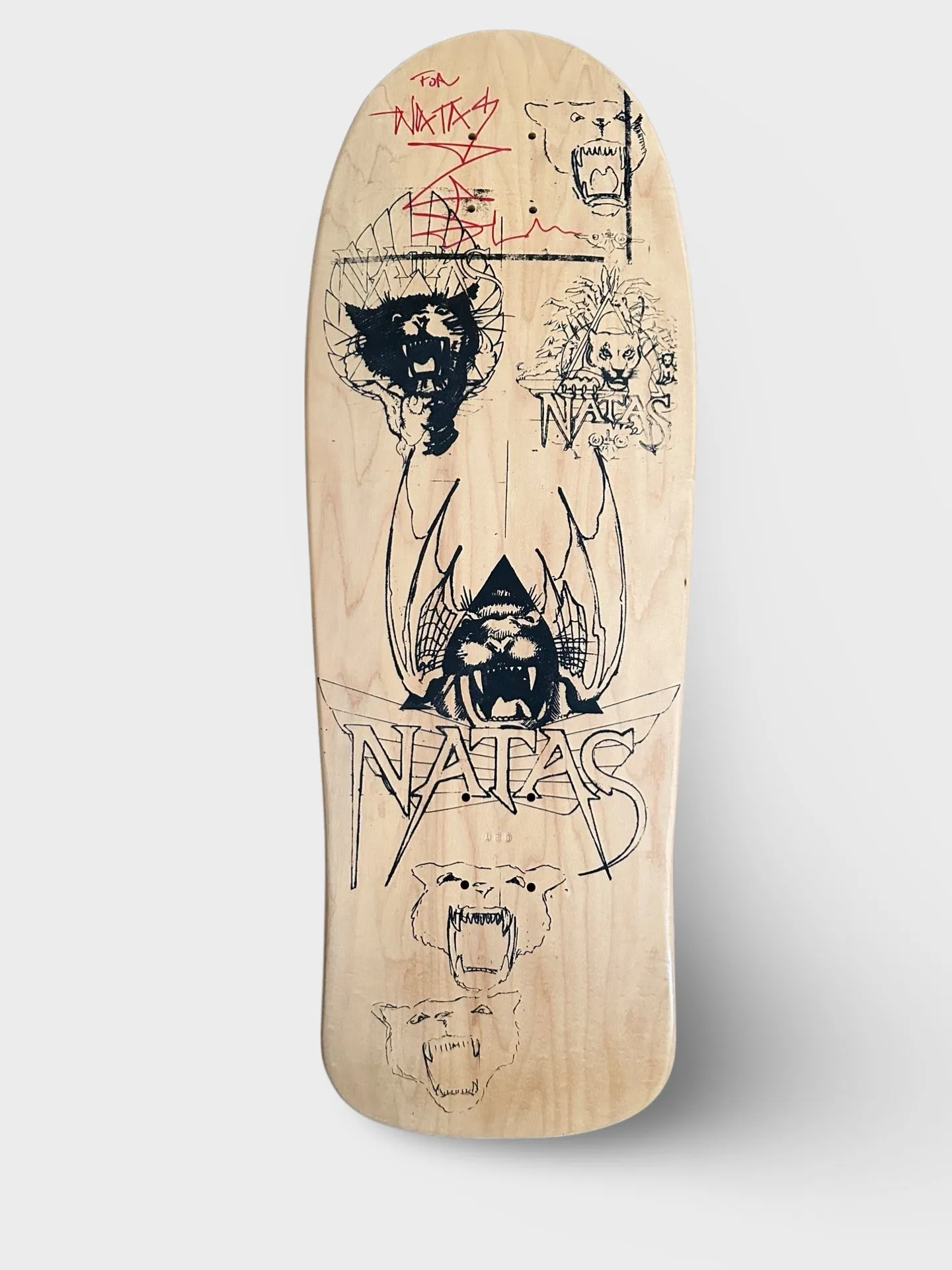 Designarium Natas Sketches Skate Deck