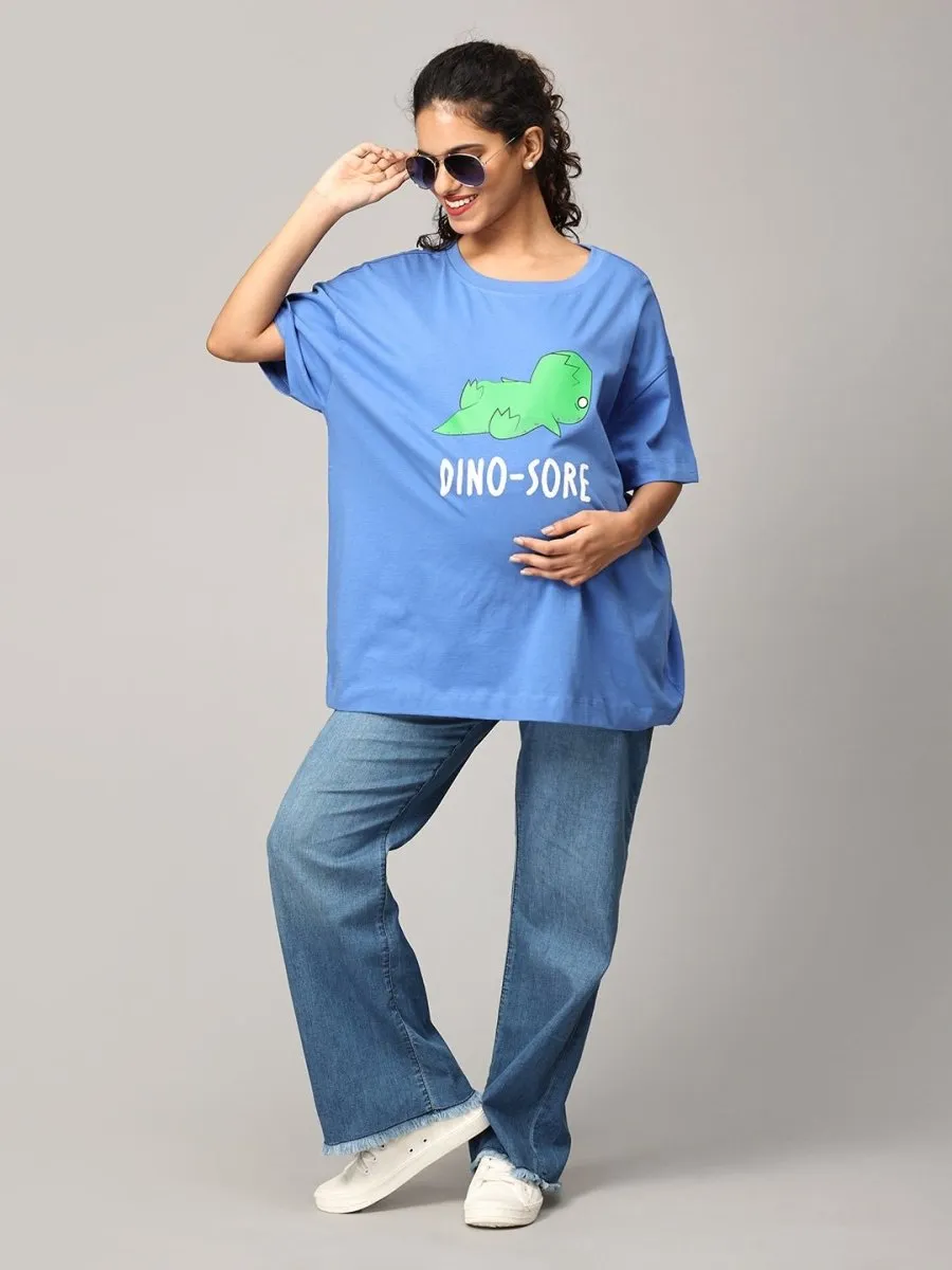 Dino Sore Oversized Mumma T shirt