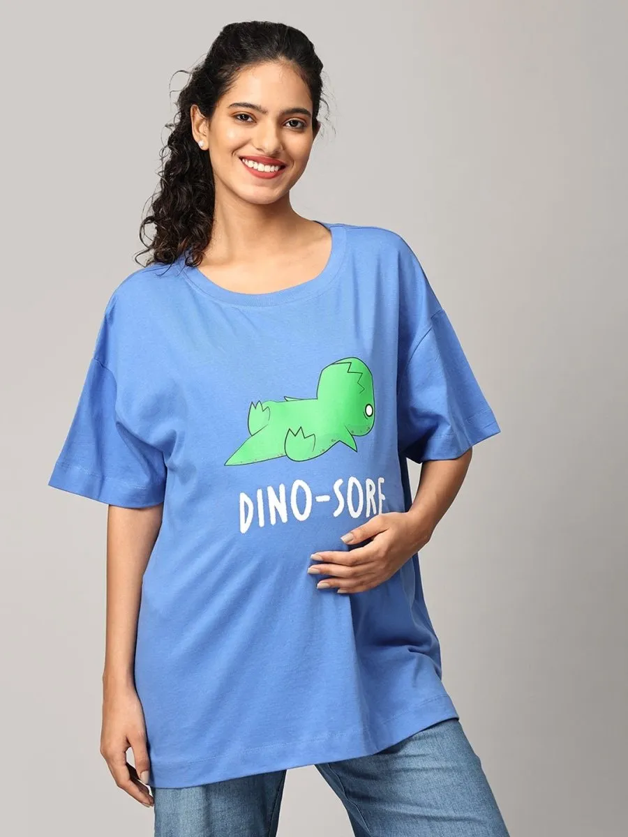 Dino Sore Oversized Mumma T shirt