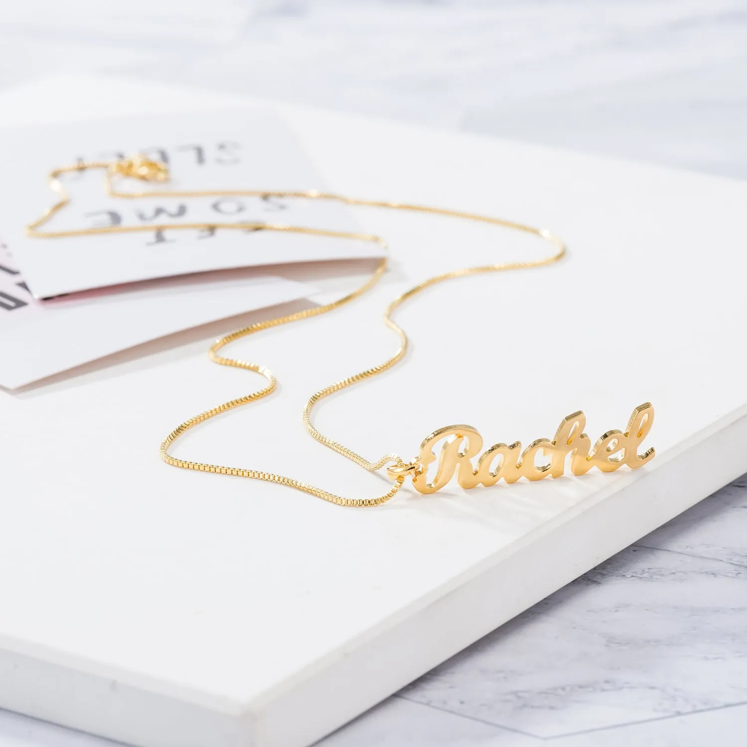 Exquisite Vertical Custom Name Necklace