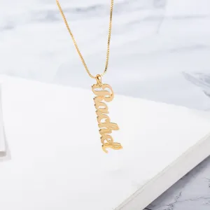 Exquisite Vertical Custom Name Necklace