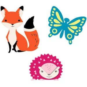 Foamies?® Woodland Animals Stickers: Felt Assorted Sizes 18 pieces