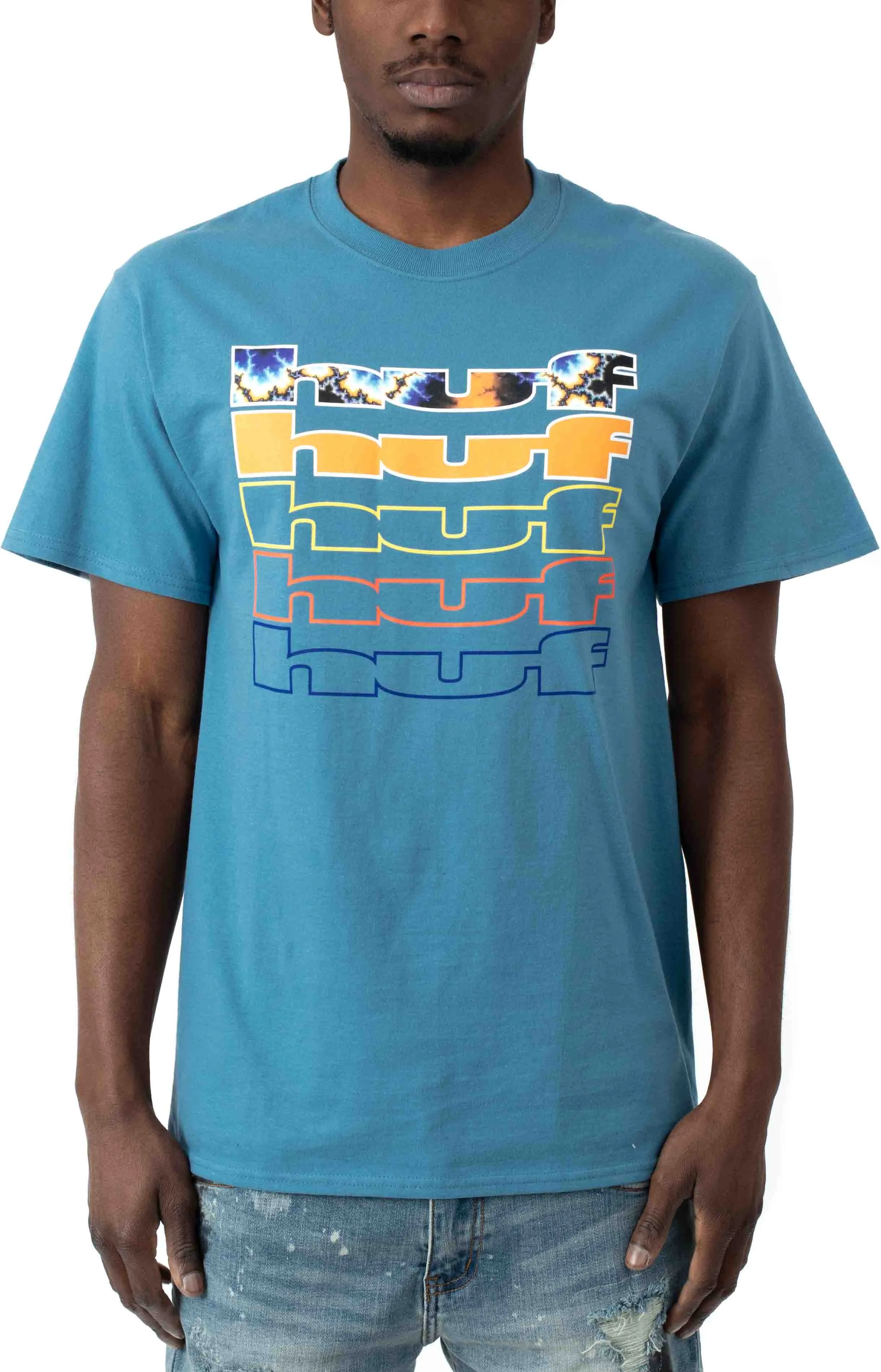 Fractal T-Shirt - Colonial Blue