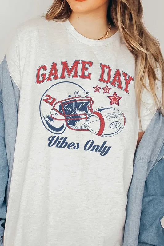 *Game Day Vibes Only Graphic Tee