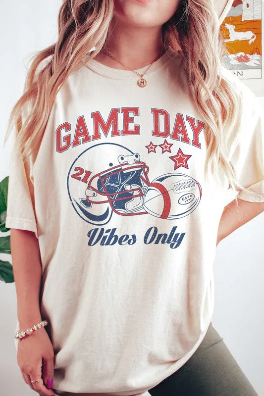 *Game Day Vibes Only Graphic Tee