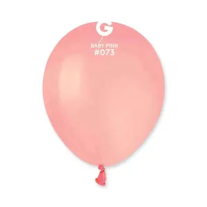 Gemar - 5" Baby Pink Latex Balloons #073 (100pcs)