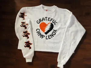 Grateful Heart Camp Crop Sweatshirt