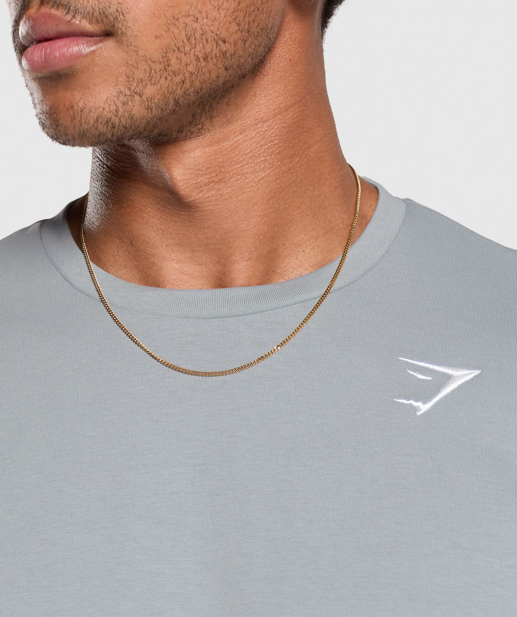 Gymshark Crest T-Shirt - Denim Grey