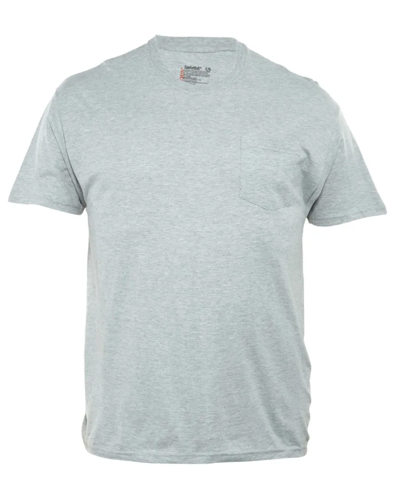 Hanes 2 Crew Neck No Pocket T-Shirts Mens Style 9Hpl