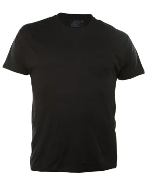 Hanes 2 Crew Neck No Pocket T-Shirts Mens Style 9Hpl