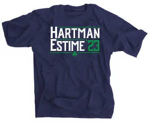 Hartman - Estime '23 T-Shirt for Notre Dame College Fans (S - 5XL)