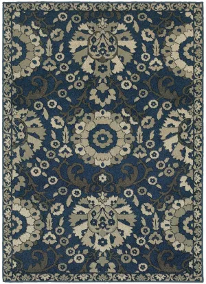 Highlands 6682A Midnight/ Beige Rug