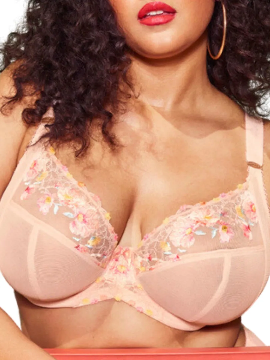 Himari Plunge Bra - Peach Whisper