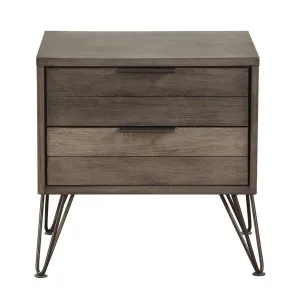 Homelegance Urbanite Nightstand in Tri-tone Gray 1604-4