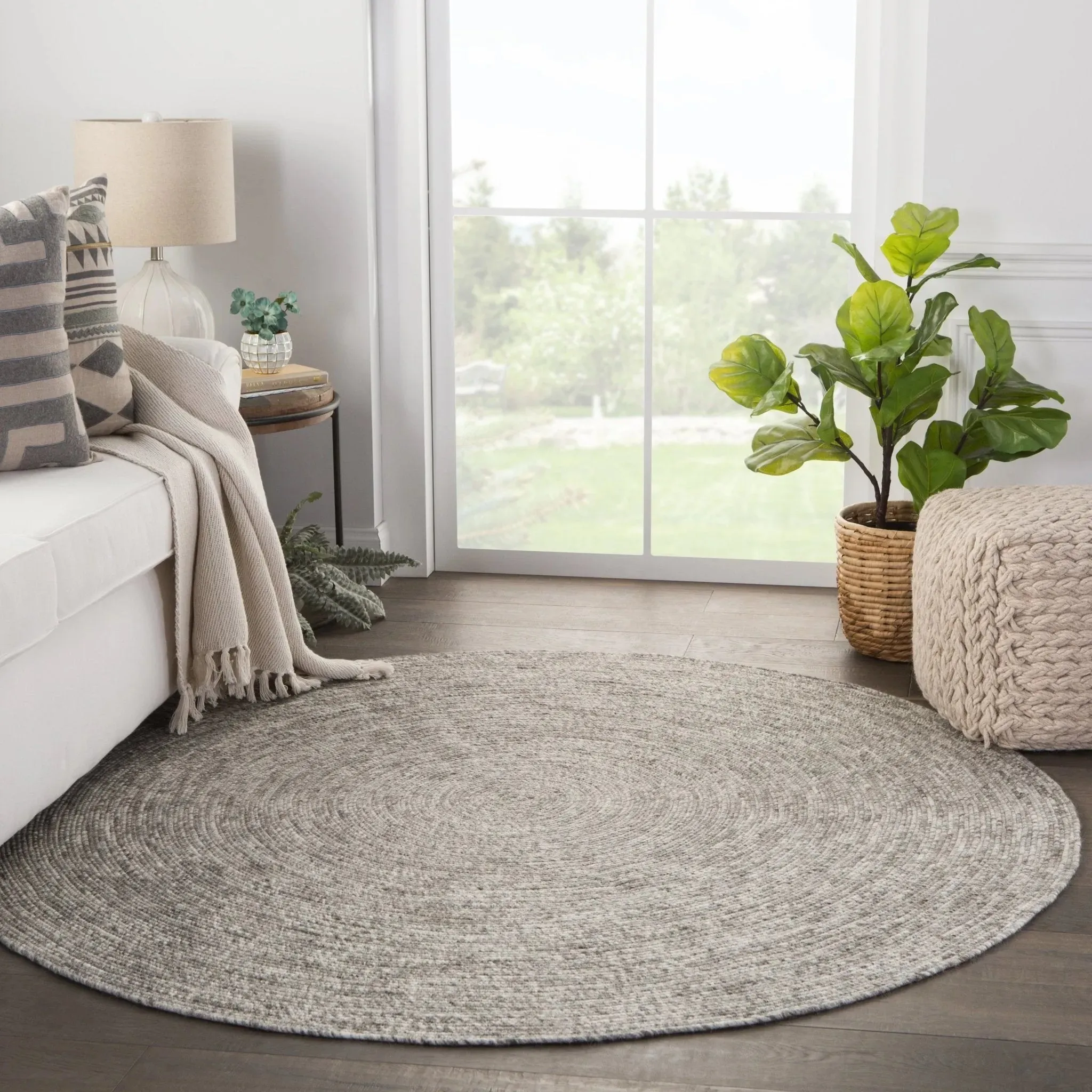 Idriss IDS02 Grey/White Rug