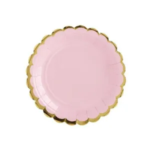 Little Party Plates - Sweet & Simple Pink (6 Pack)