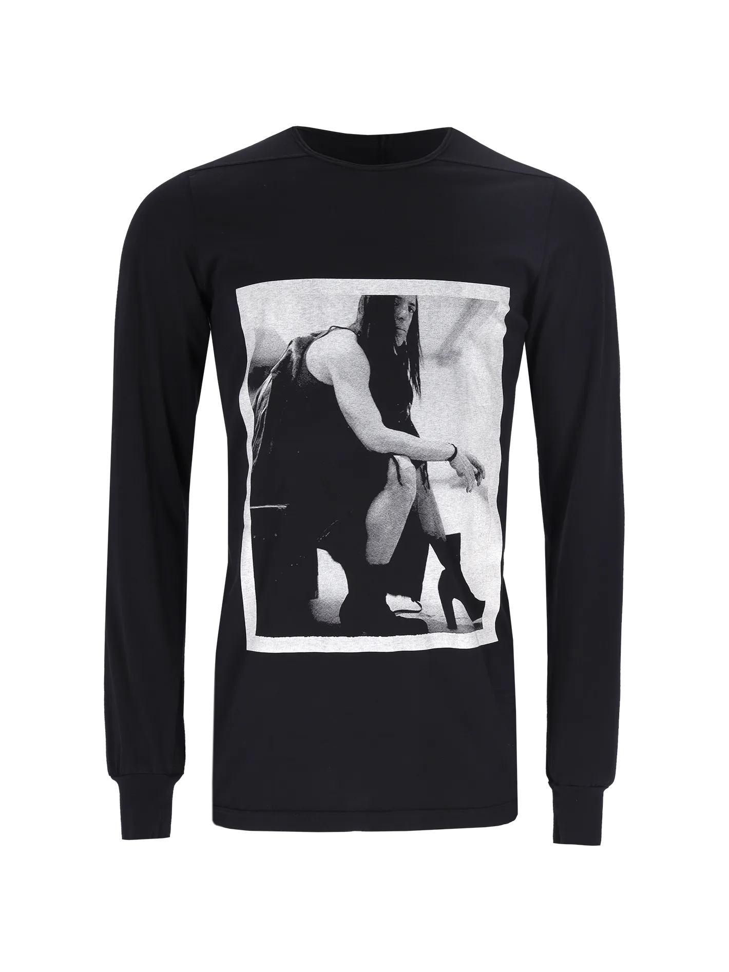 long-sleeved rick photo t-shirt