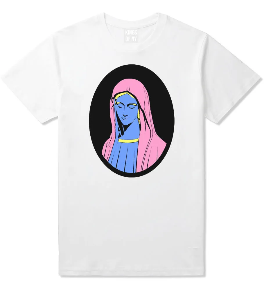 Mary Mother Of Jesus Pink T-Shirt