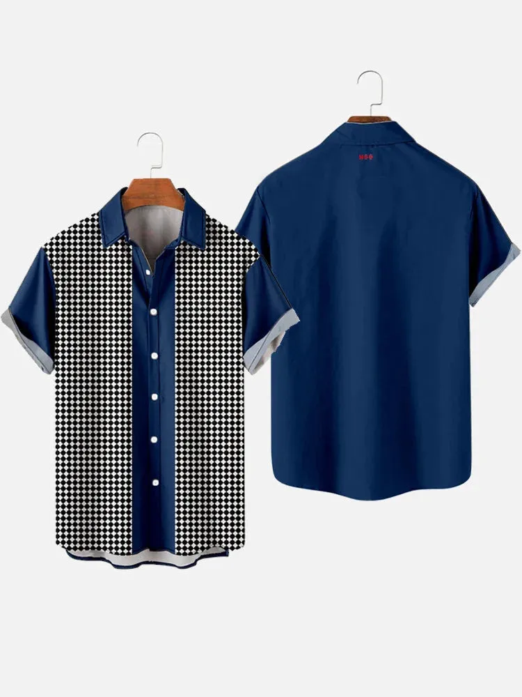 Men's fashionable and minimalist shirts 2023 Summer casual short sleeved shirts Hawaii beach shirt Men's vacation trend shirts