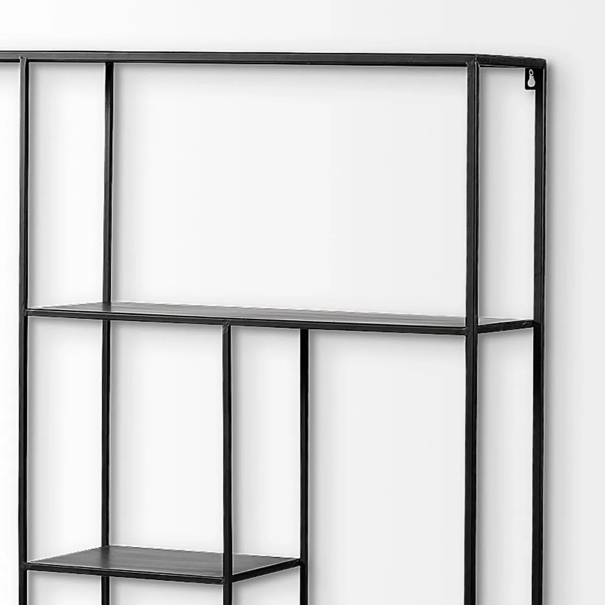 Meridius Wall Furniture Black Metal